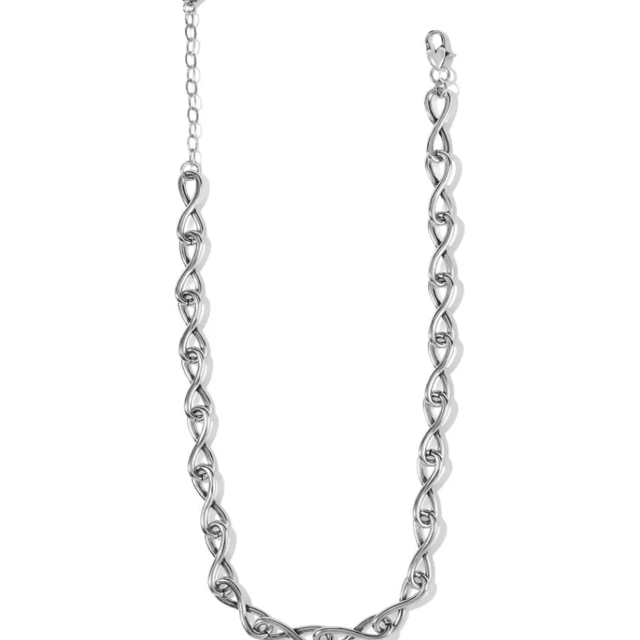 Necklaces>Brighton Interlok Twist Necklace Silver