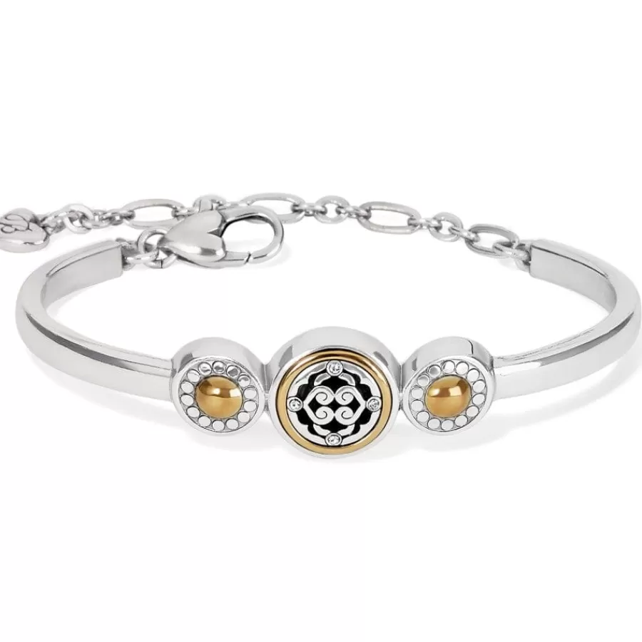 Bracelets>Brighton Intrigue Bar Bracelet Silver-Gold