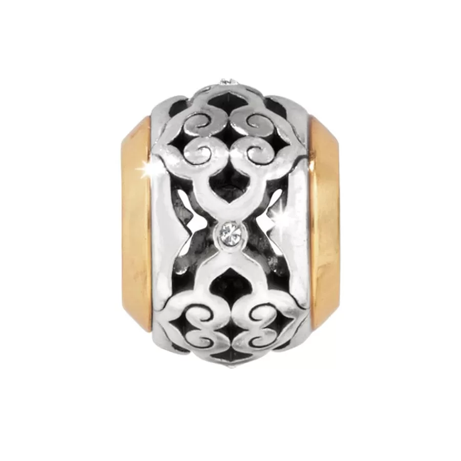 Beads & Spacers>Brighton Intrigue Bead Silver-Gold