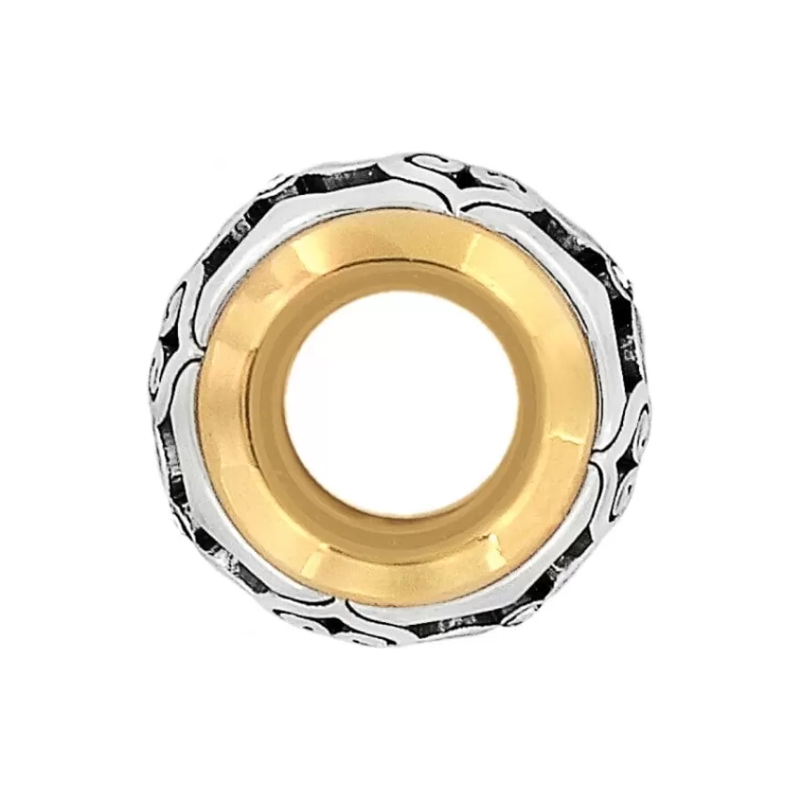 Beads & Spacers>Brighton Intrigue Bead Silver-Gold