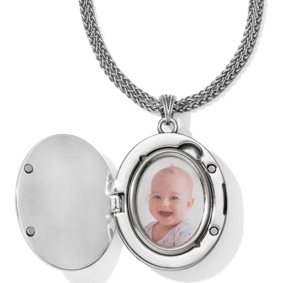 Necklaces | Photo Lockets>Brighton Intrigue Convertible Locket Necklace Silver-Gold