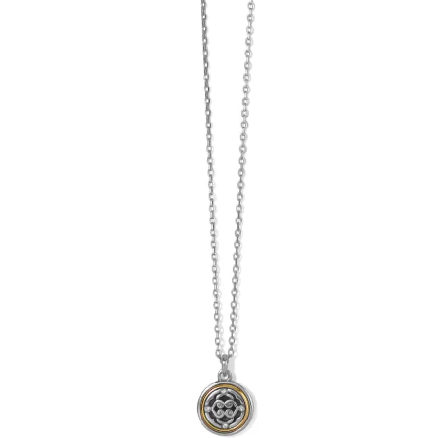 Necklaces>Brighton Intrigue Mini Necklace Silver-Gold