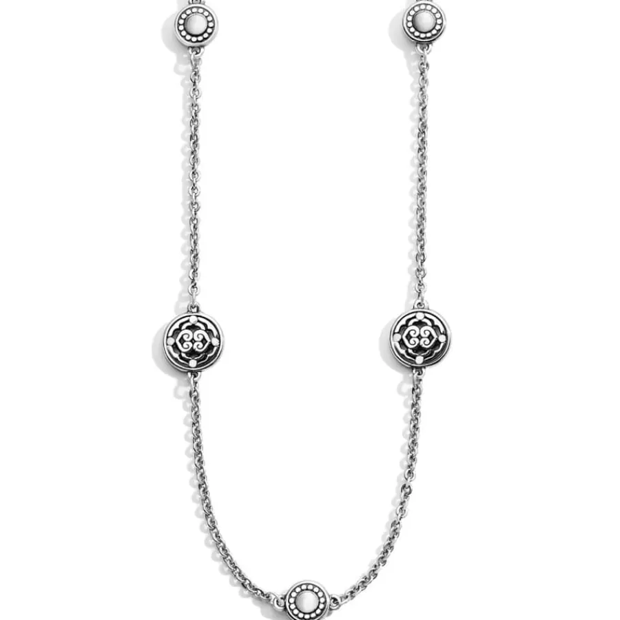 Necklaces>Brighton Intrigue Petite Long Necklace Silver-Gold