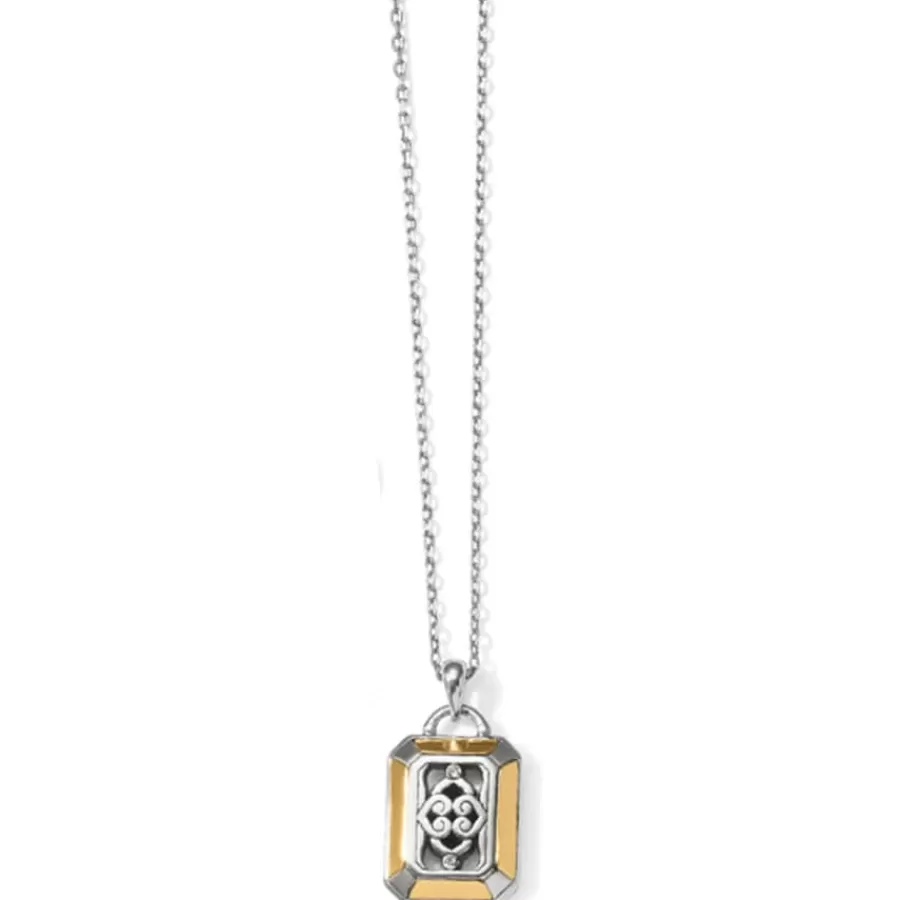 Necklaces>Brighton Intrigue Regal Necklace Silver-Gold