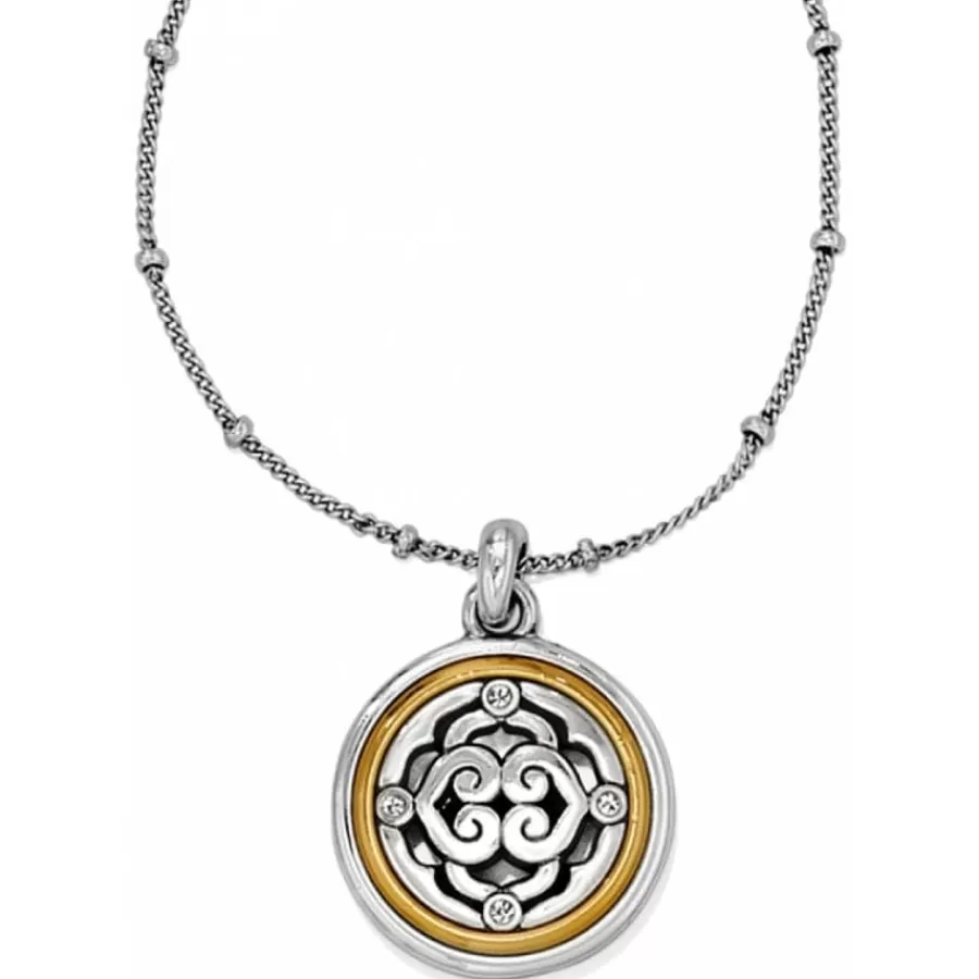 Necklaces>Brighton Intrigue Small Necklace Silver-Gold