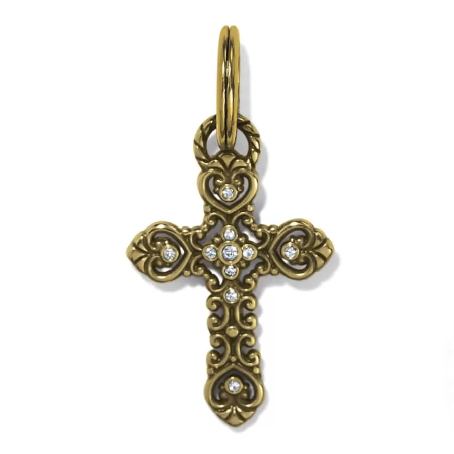 Charms>Brighton Isabella Cross Amulet Gold