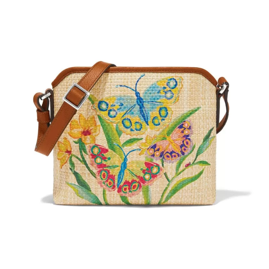 Crossbodies | Straw>Brighton Janis Straw Cross Body Luggage-Natural