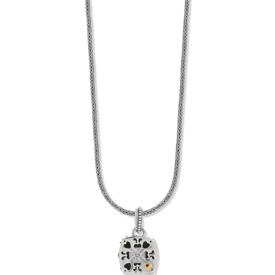 Necklaces>Brighton Java Amethyst Necklace Silver-Amethyst