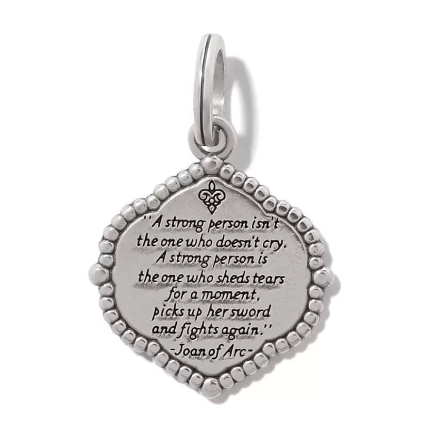 Charms>Brighton Joan of Arc Amulet Silver-Gold