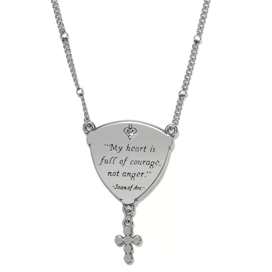 Necklaces>Brighton Joan Of Arc Courage Two Tone Necklace Silver-Gold