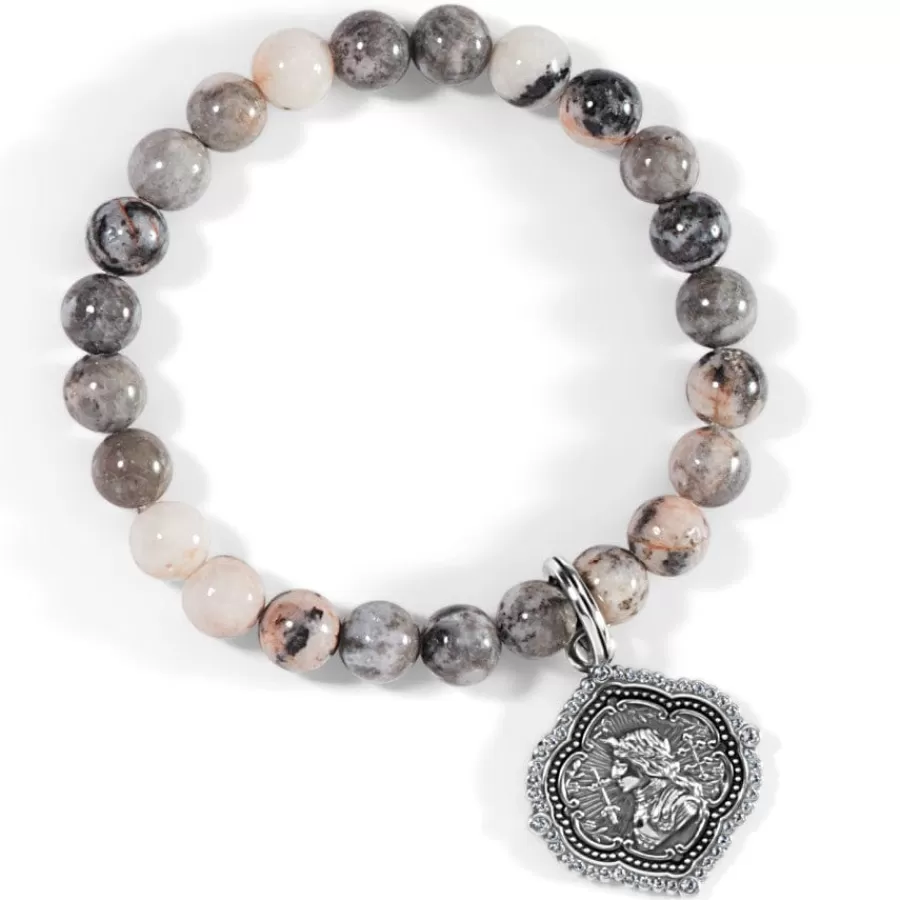 Bracelets>Brighton Joan Of Arc Stretch Bracelet Silver-Gray