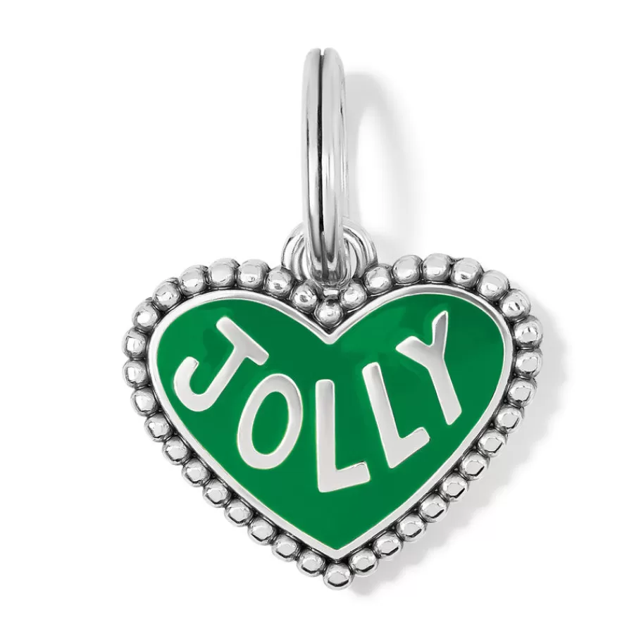 Charms>Brighton Jolly Charm Silver-Green