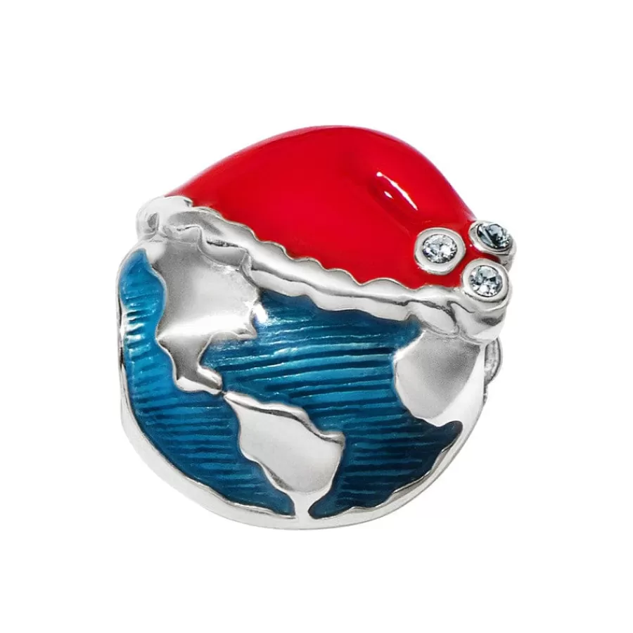 Charms>Brighton Joy To The World Bead Silver-Multi