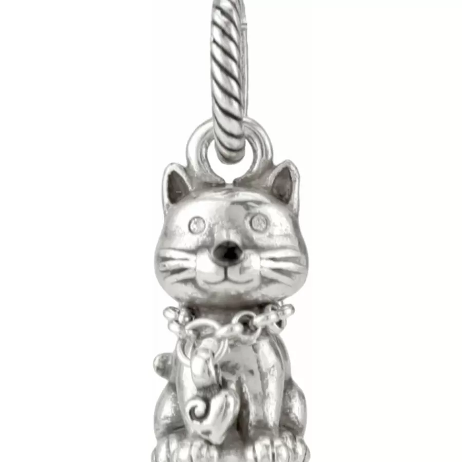 Charms>Brighton Kitty Charm Silver