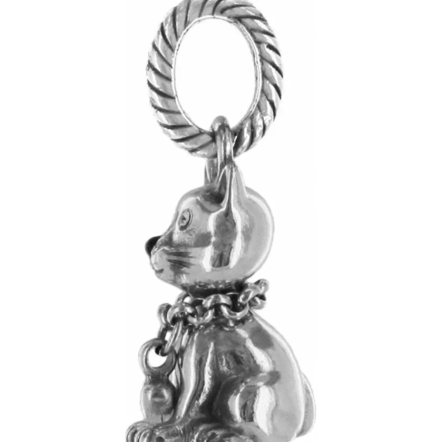 Charms>Brighton Kitty Charm Silver