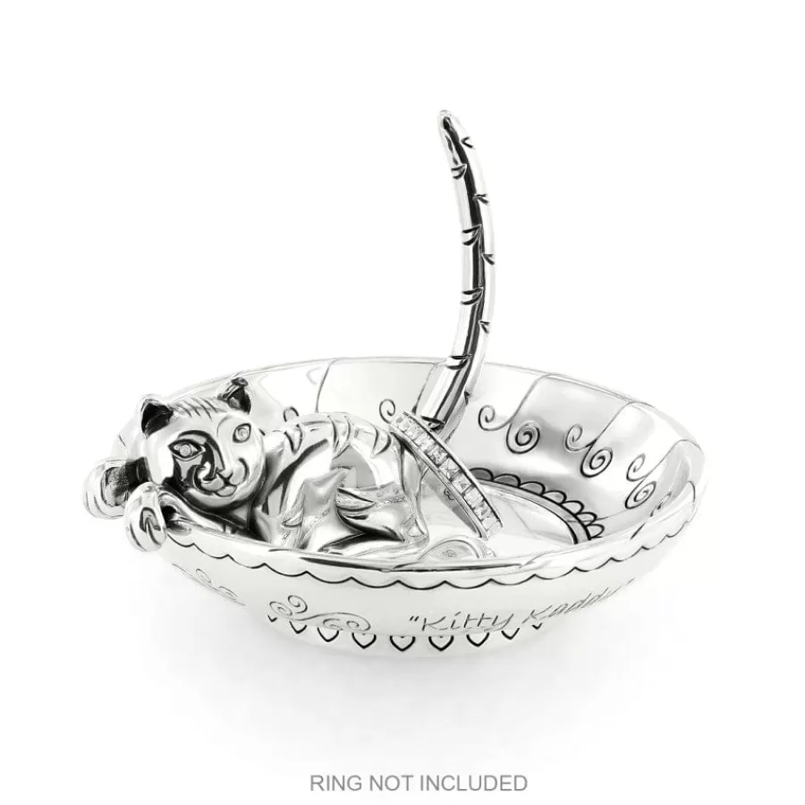 Jewelry Holders>Brighton Kitty Kaddy Tray Silver