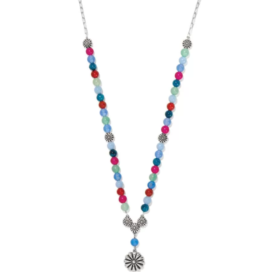 Necklaces>Brighton Kyoto In Bloom Bead Necklace Silver-Multi