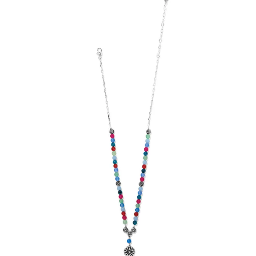 Necklaces>Brighton Kyoto In Bloom Bead Necklace Silver-Multi