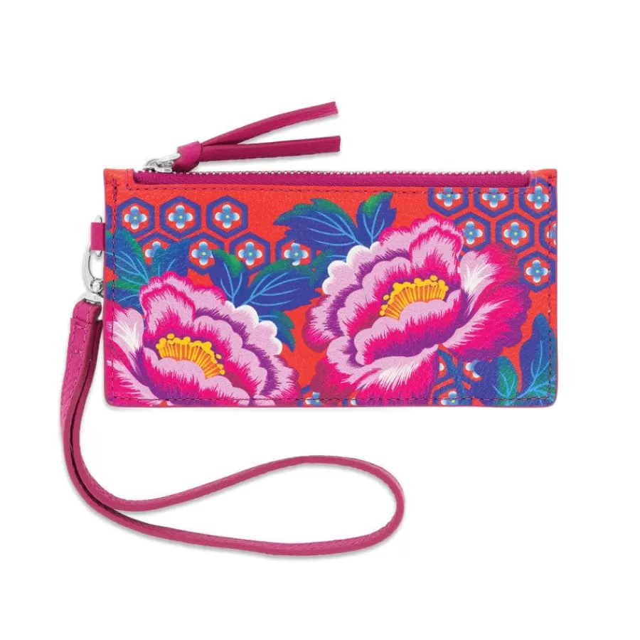 Wallets & Card Cases | Wallets & Card Cases>Brighton Kyoto In Bloom Card Pouch Multi