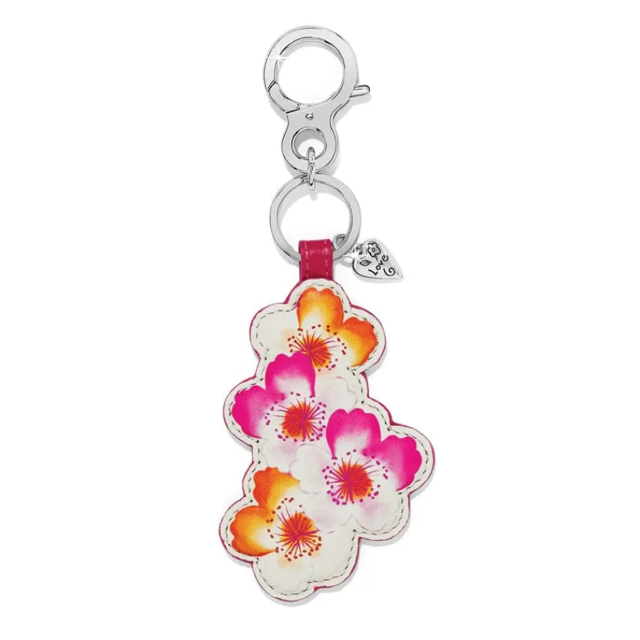 Key Fobs>Brighton Kyoto In Bloom Handbag Fob White-Multi