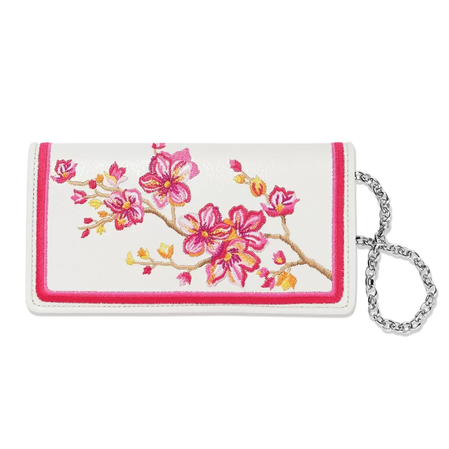 Wallets & Card Cases | Wallets & Card Cases>Brighton Kyoto In Bloom Sakura Rockmore Wallet White-Multi