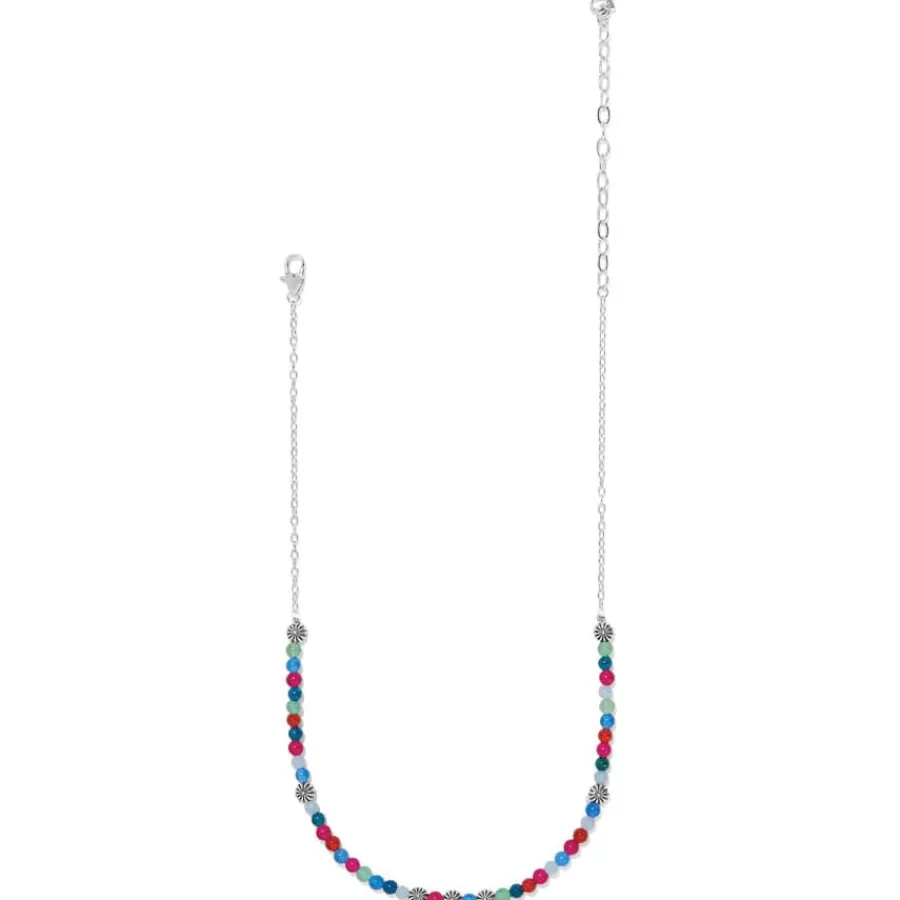 Necklaces>Brighton Kyoto In Bloom Short Necklace Silver-Multi