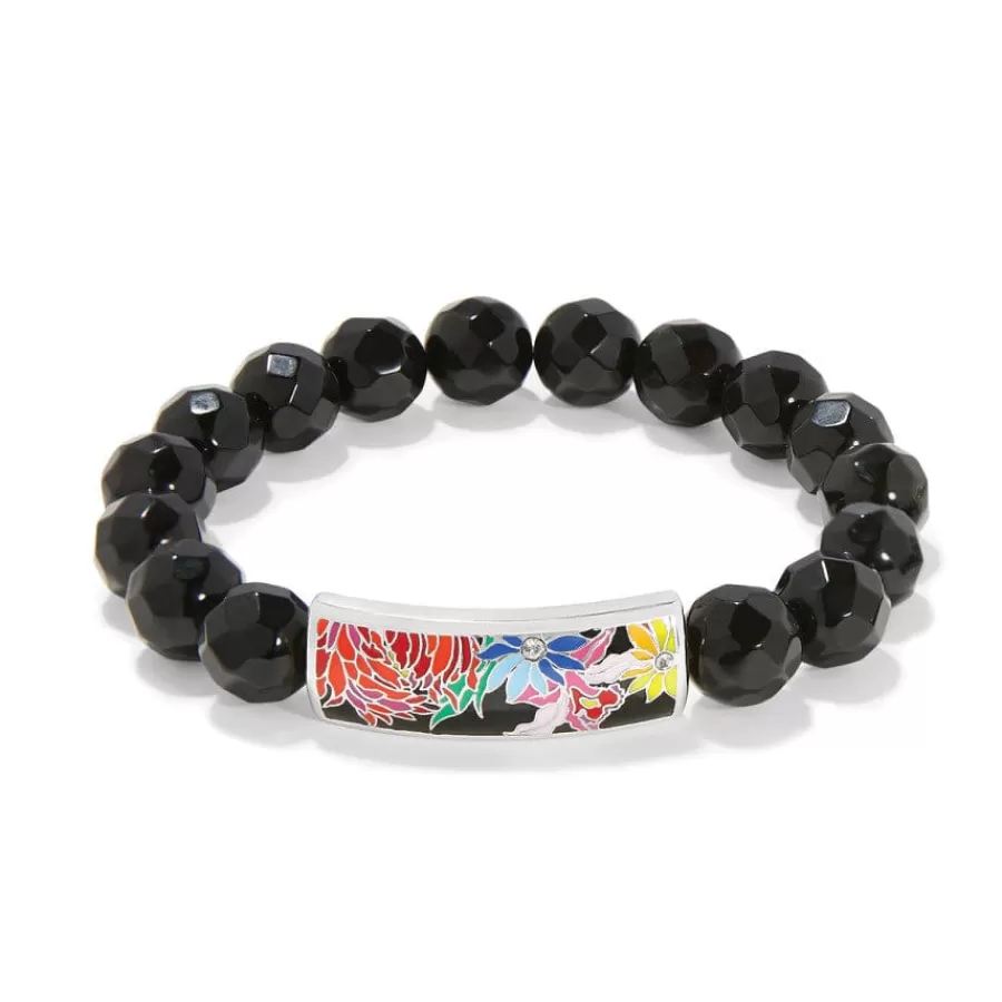 Bracelets>Brighton Kyoto In Bloom Stretch Bracelet Black-Multi