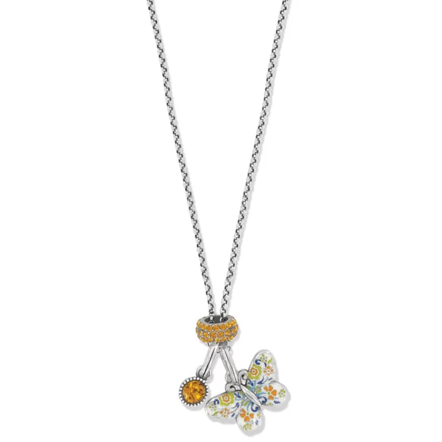 Ready-To-Wear Charm Sets>Brighton La Farfalla Butterfly Charm Necklace Silver-Multi