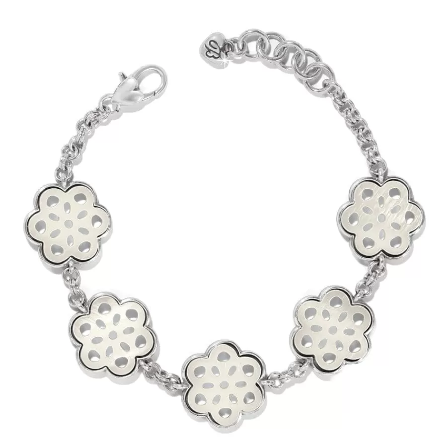 Bracelets>Brighton La Jolla Link Bracelet Silver-White