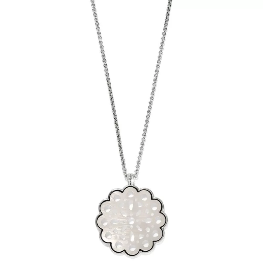 Necklaces>Brighton La Jolla Necklace Silver-White