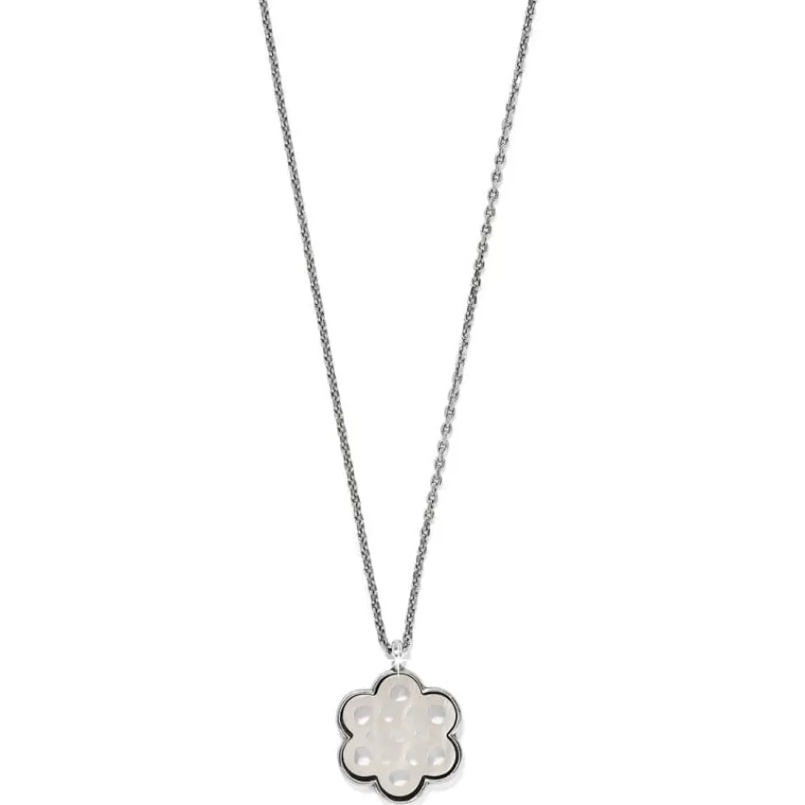 Necklaces>Brighton La Jolla Petite Necklace Silver-White