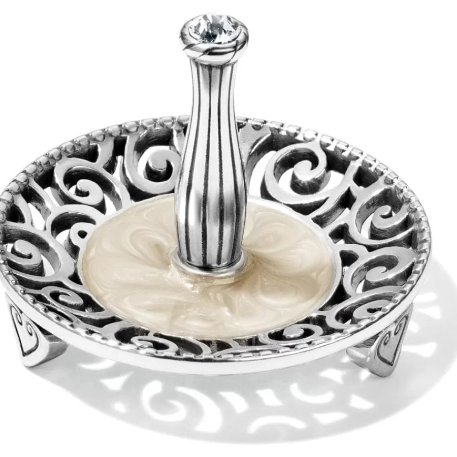 Jewelry Holders>Brighton Lacie Daisy Ring Holder Silver