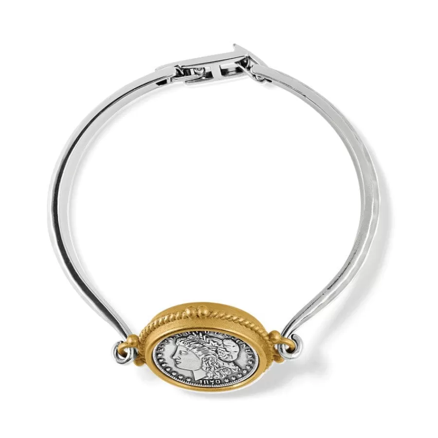 Bracelets>Brighton Lady Liberty Bracelet Silver-Gold