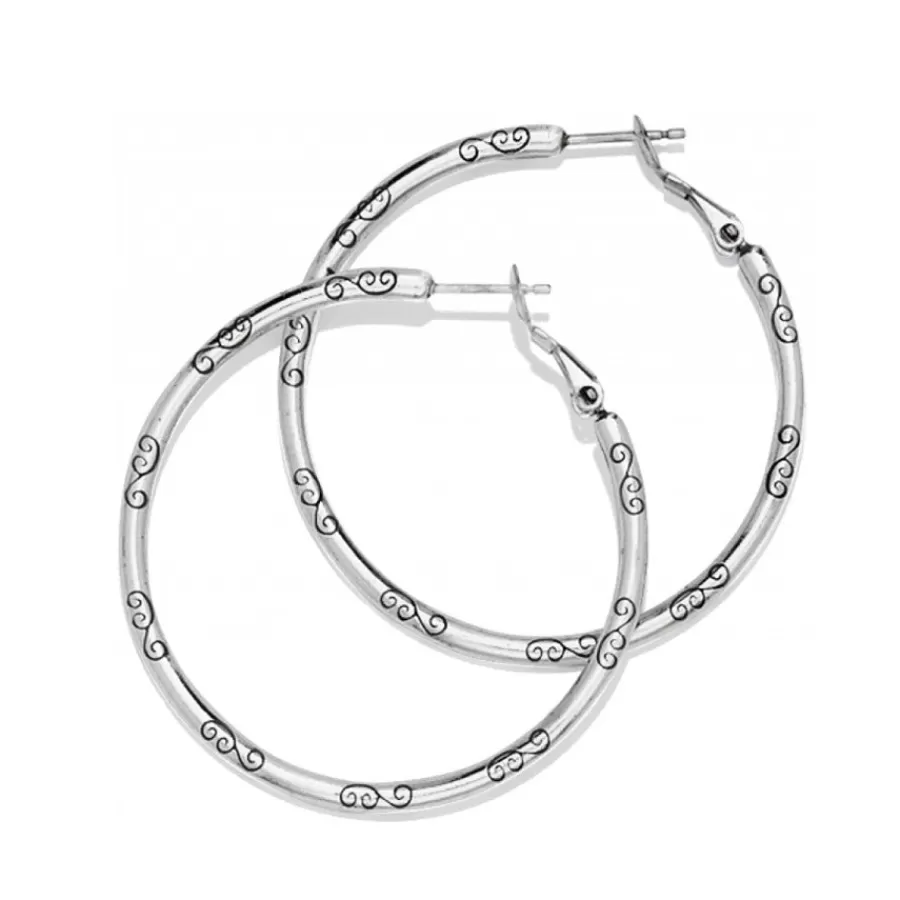 Earrings | Charm Necklaces & Holders>Brighton Large Hoop Charm Earrings