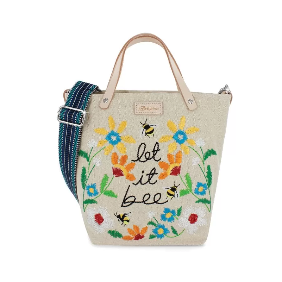 Crossbodies | Totes>Brighton Let It Bee Embroidered Medium Messenger Bag Multi