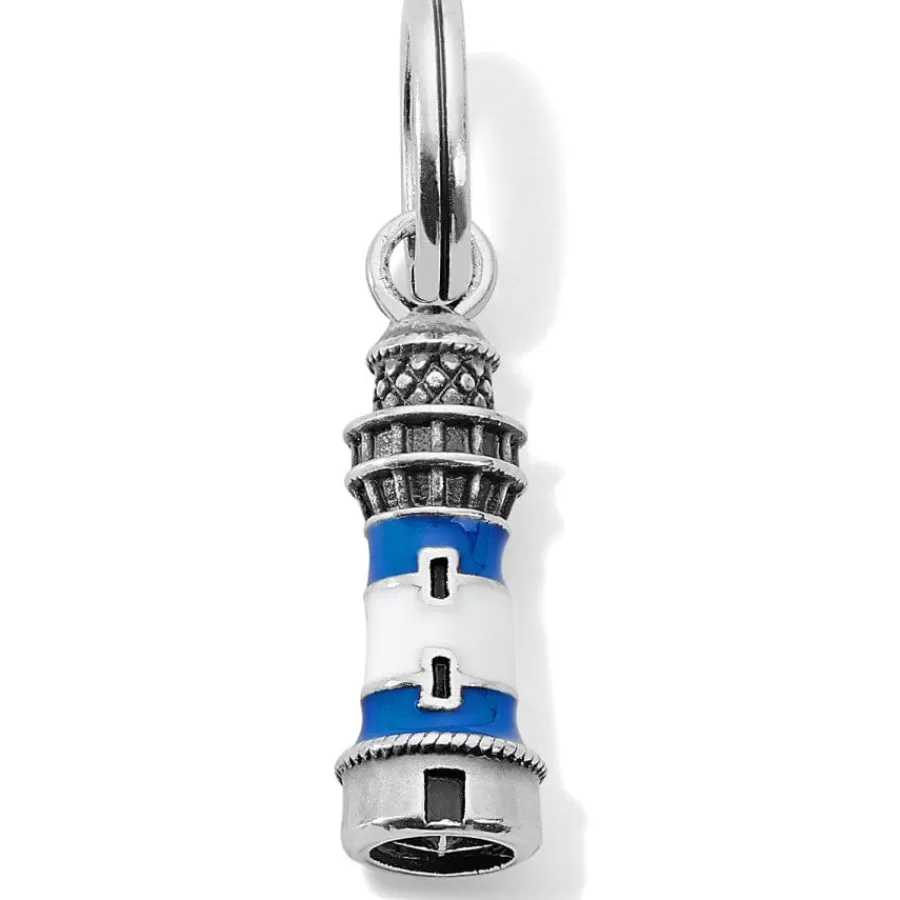 Charms>Brighton Light Beacon Charm Silver-Blue