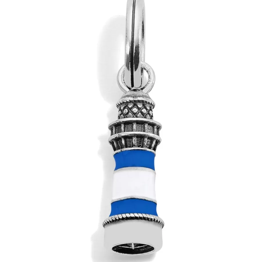 Charms>Brighton Light Beacon Charm Silver-Blue