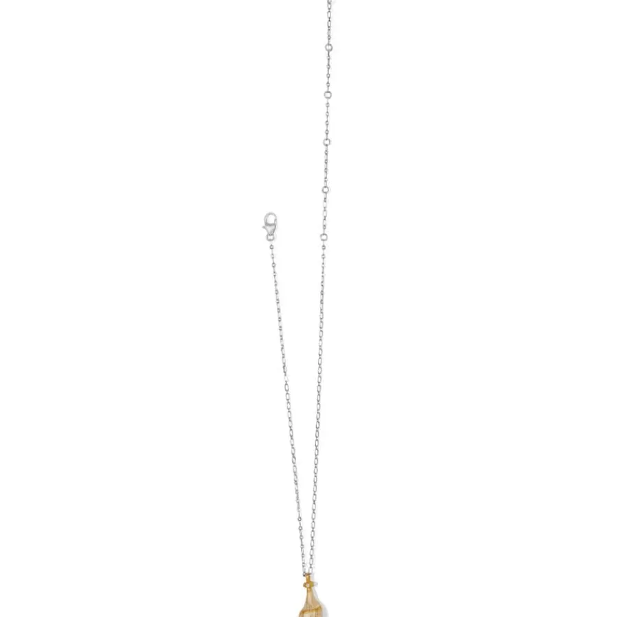 Necklaces>Brighton Lightning Whelk Shell Necklace Gold