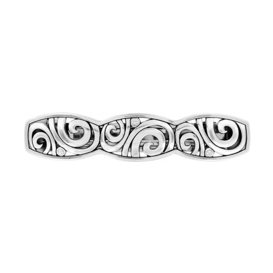 Hair Accessories>Brighton London Groove Barrette Silver