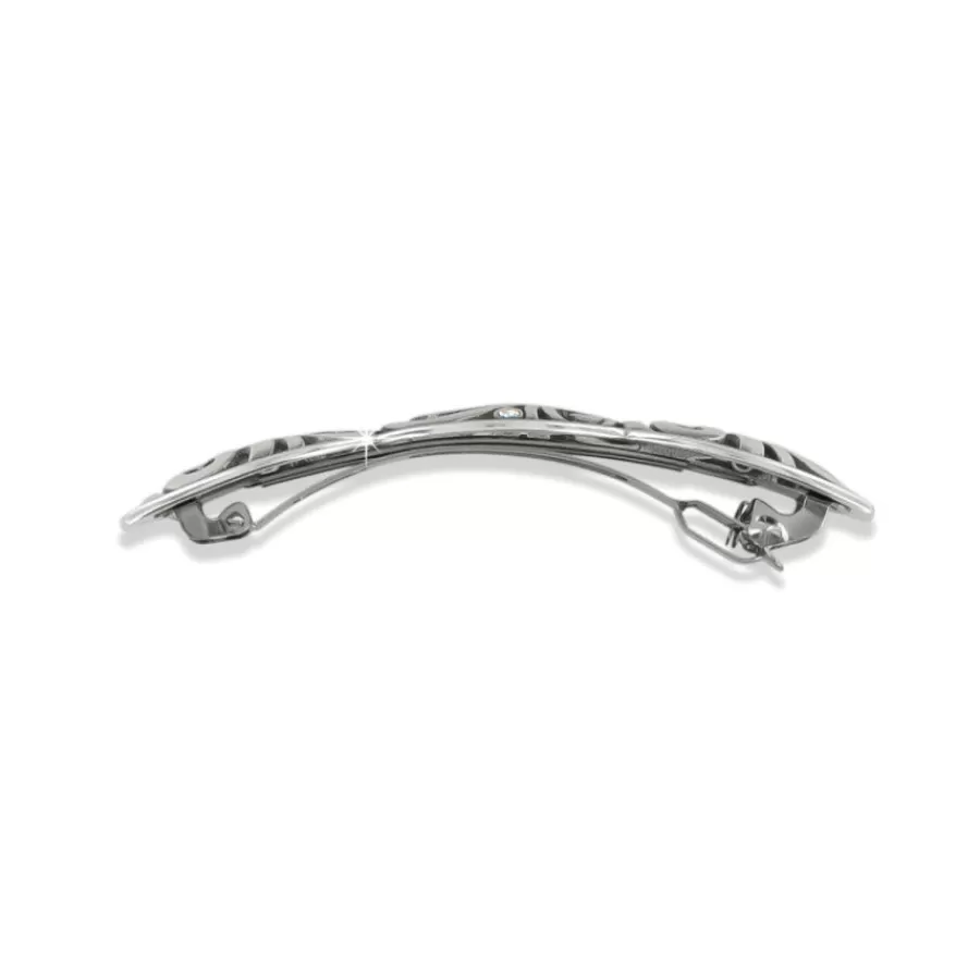 Hair Accessories>Brighton London Groove Barrette Silver