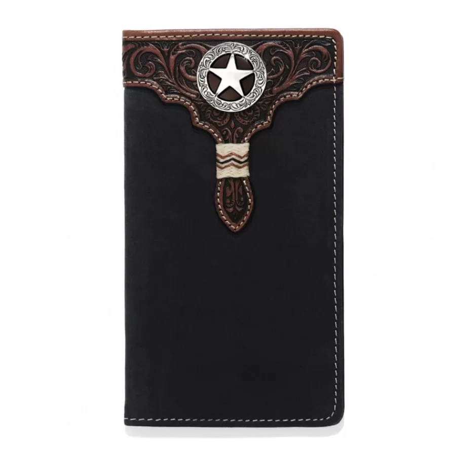 Men'S Belts & Wallets>Brighton Lone Star Checkbook Wallet