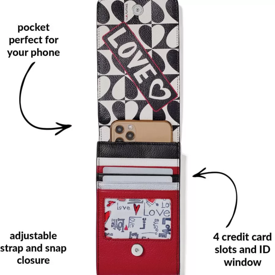 Crossbodies | Organizers>Brighton Look Of Love Phone Organizer Multi