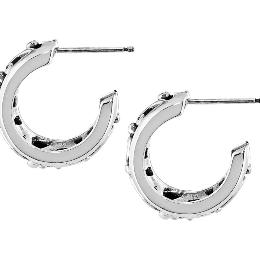 Earrings>Brighton Love Affair Hoop Post Earrings Silver