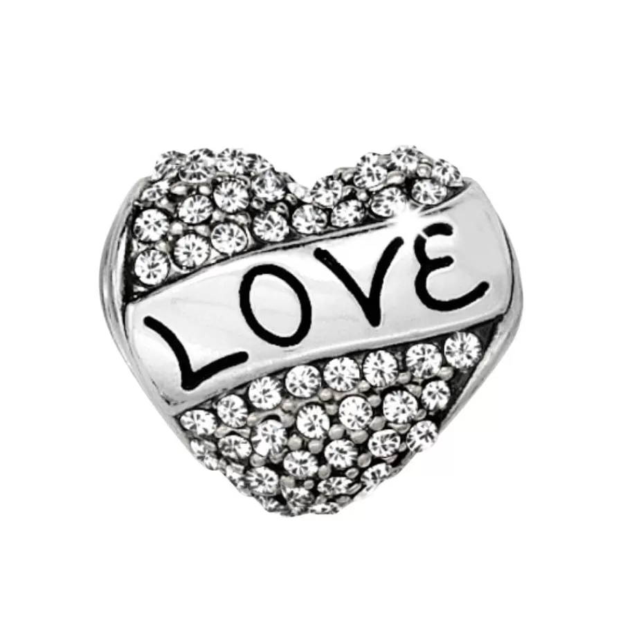 Beads & Spacers>Brighton Love Always Bead Silver