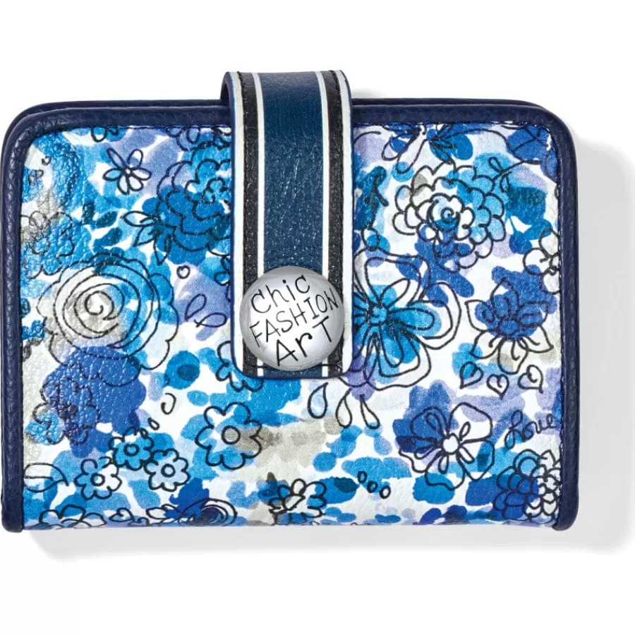 Wallets & Card Cases | Wallets & Card Cases>Brighton Love Bouquet Small Wallet Midnight