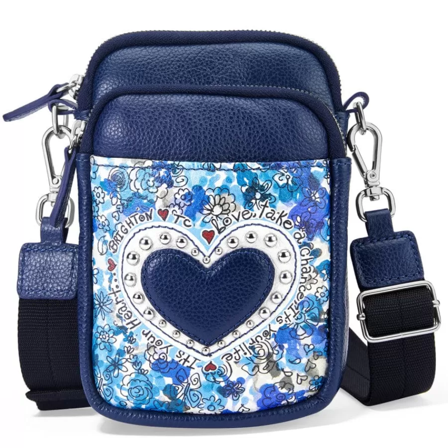 Crossbodies>Brighton Love Bouquet Utility Bag Midnight