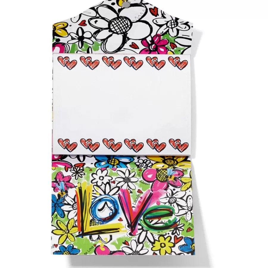 Office & Clocks>Brighton Love Heart Notepad Multi