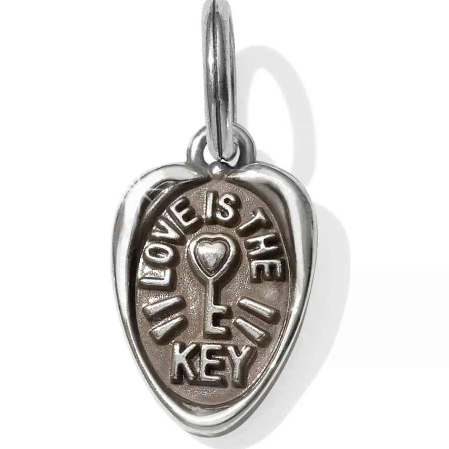 Charms>Brighton Love Is The Key Amulet Silver