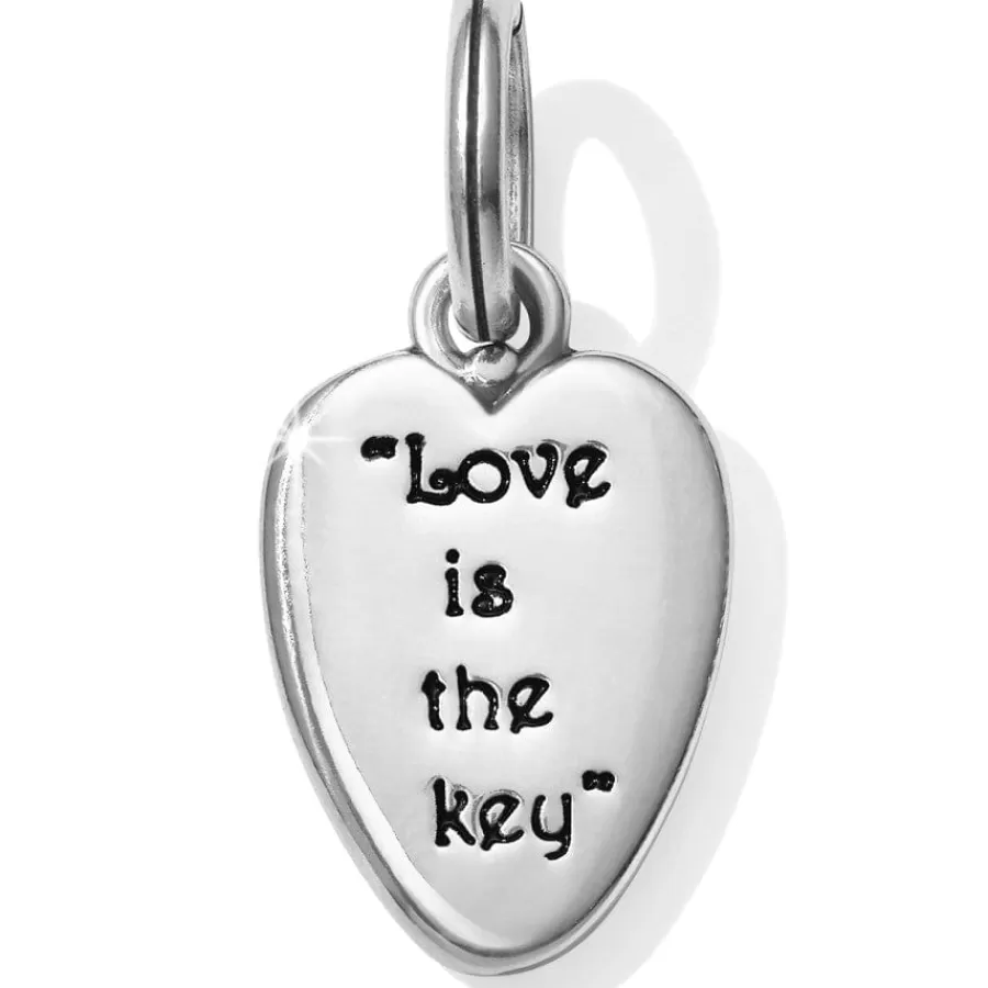 Charms>Brighton Love Is The Key Amulet Silver