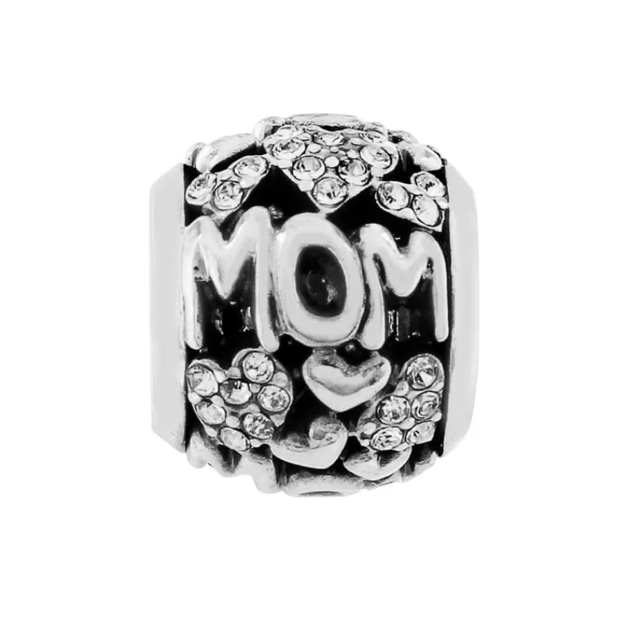 Beads & Spacers>Brighton Love Mom Bead Silver